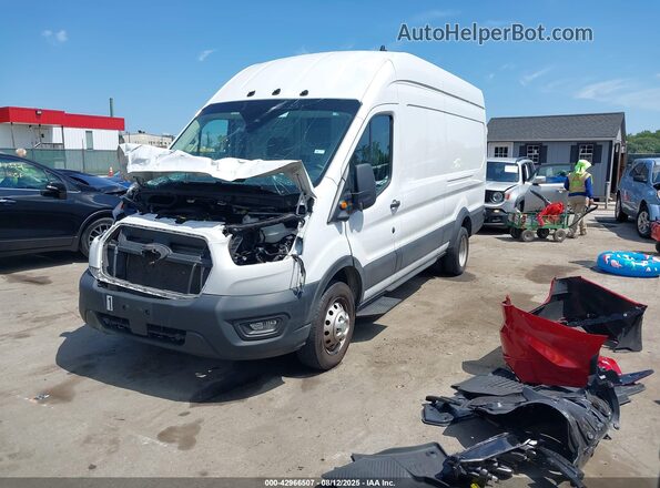 1FTBF4X83PKA16184 2023 FORD TRANSIT-350 White წინა მარცხენა ხედი სამი მეოთხედიდან