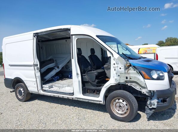 1FTBR1C84MKA11275 2021 FORD TRANSIT-250 White Widok z przodu