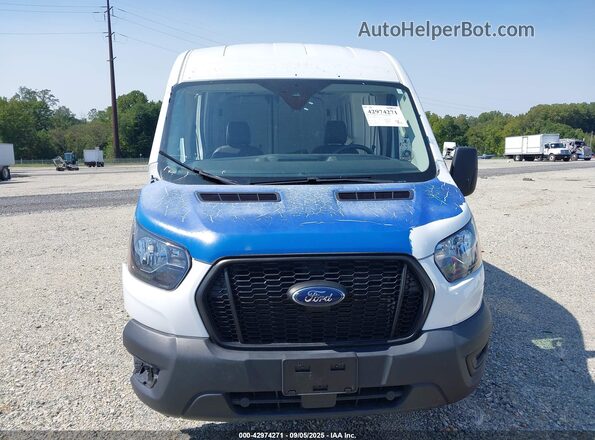 1FTBR1C84MKA11275 2021 FORD TRANSIT-250 White Widok zestawu wskaźników