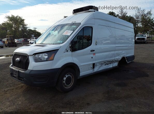1FTBW3X80NKA59873 2022 FORD TRANSIT-350 Белый Передняя левая четверть