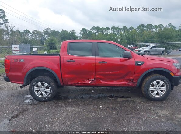 1FTER4EH2MLD21088 2021 FORD RANG Red Vista interior trasera