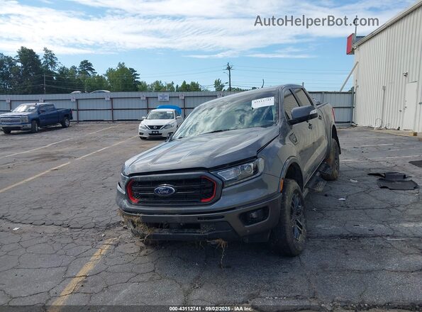 1FTER4FH8MLD78118 2021 FORD RANG Gray Առջևի ձախ երեք քառորդ տեսարան