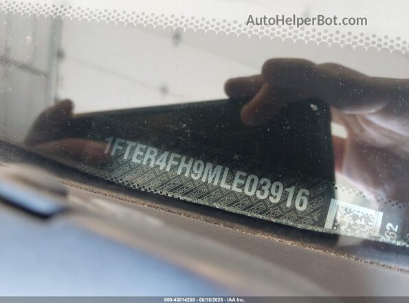 1FTER4FH9MLE03916 2021 FORD RANG Gray Вид підкапотного простору