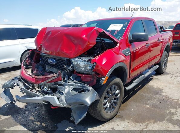 1FTER4FHXMLD10001 2021 FORD RANG Red Front left