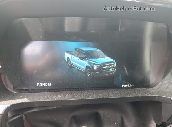 1FTEW1C83PFA84267 2023 FORD F150 Двухцветный Вид щитка приборов