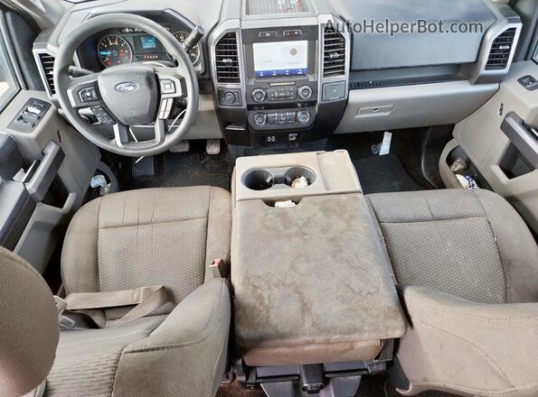 1FTEW1CP2LKD43288 2020 FORD F150 Blue Dashboard view
