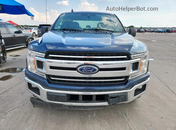 1FTEW1CP2LKD43288 2020 FORD F150 Blue Front view