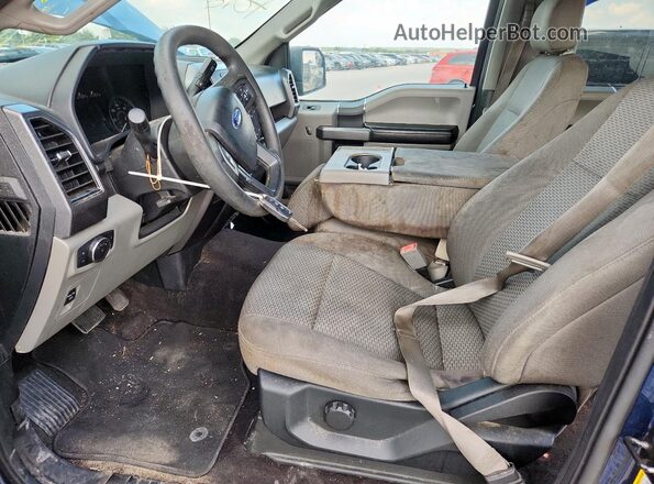 1FTEW1CP2LKD43288 2020 FORD F150 Blue Front interior view