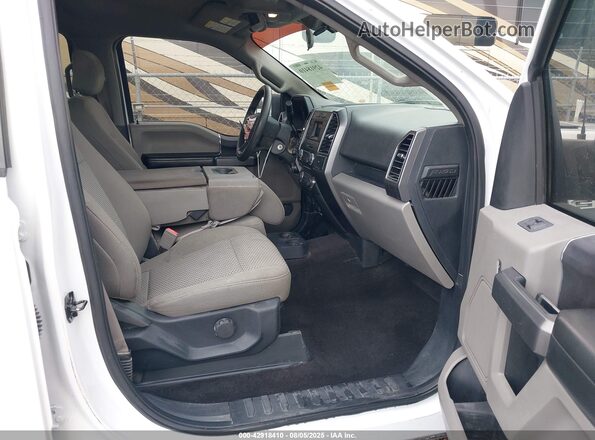 1FTEW1EB9JKF05870 2018 FORD F150 White Սալոնի դիմացի տեսք