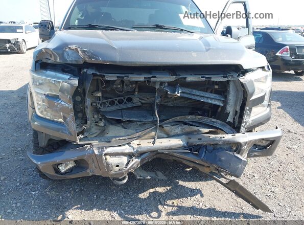1FTEW1EG2GKF67616 2016 FORD F150 Gray Front view