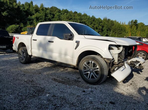 1FTEW1EP7NKE01993 2022 FORD F150 Белый Передняя правая четверть