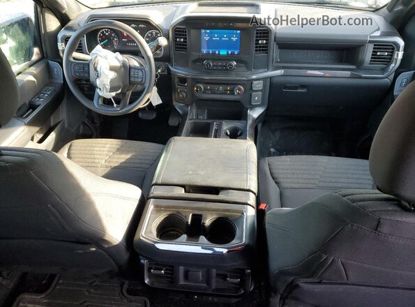 1FTEW1EP7NKE01993 2022 FORD F150 Белый Вид панели приборов