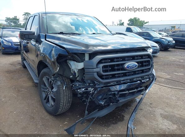 1FTEW1EP8NFA25586 2022 FORD F150 Черный Вид спереди