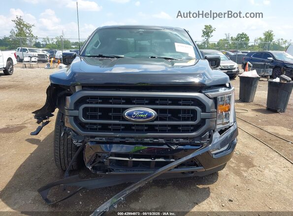 1FTEW1EP8NFA25586 2022 FORD F150 Черный Вид щитка приборов