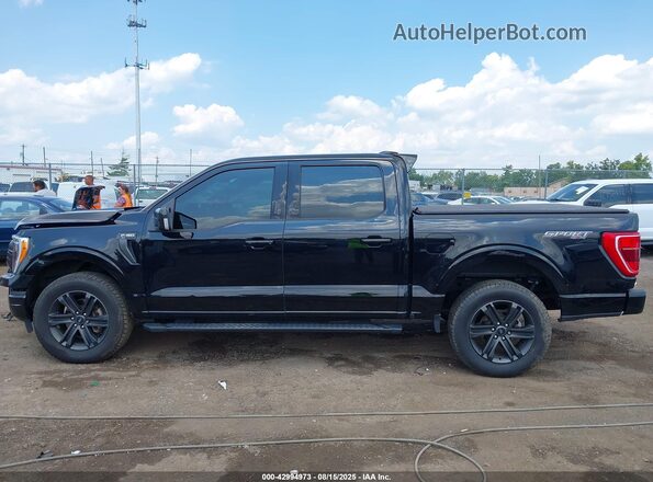1FTEW1EP8NFA25586 2022 FORD F150 Черный Панорамный вид салона 360°
