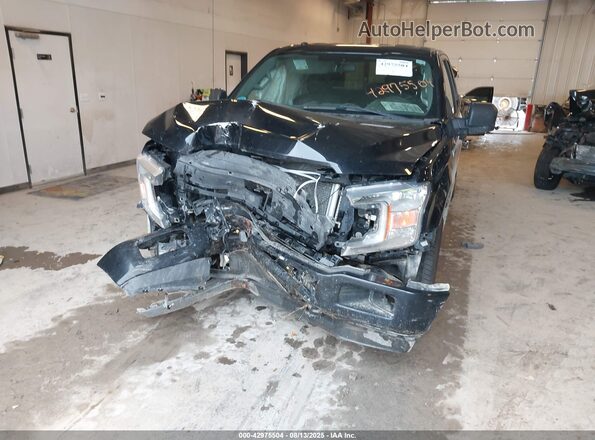 1FTEX1EP0JFA30000 2018 FORD F150 Black Դիմացի տեսք