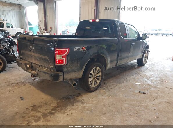 1FTEX1EP0JFA30000 2018 FORD F150 Black Հետևի աջ