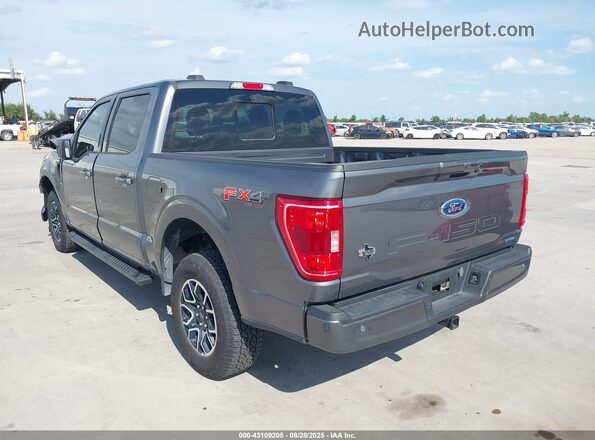 1FTFW1E85PFC66053 2023 FORD F150 Gray Tył lewy