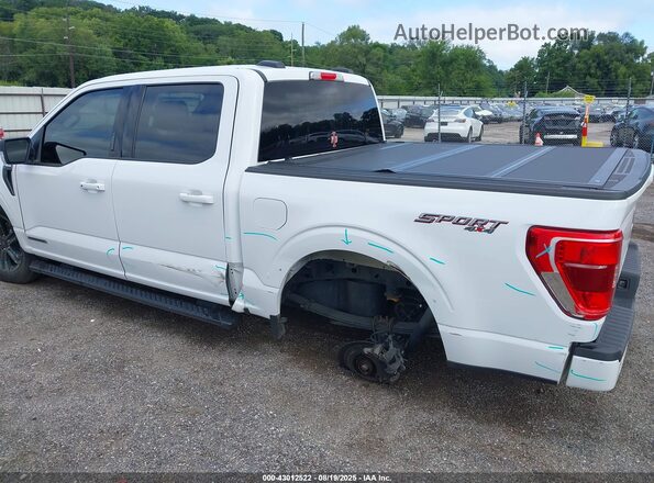 1FTFW1ED8NFB31255 2022 FORD F150 White Tył lewy