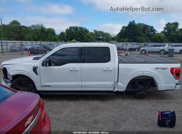 1FTFW1ED8NFB31255 2022 FORD F150 White Widok wnętrza 360 stopni