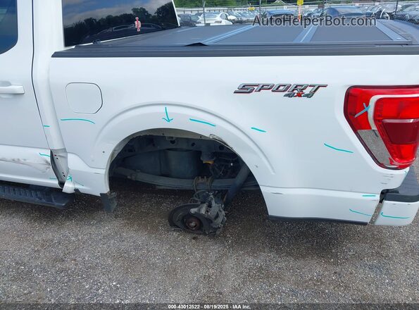 1FTFW1ED8NFB31255 2022 FORD F150 White 