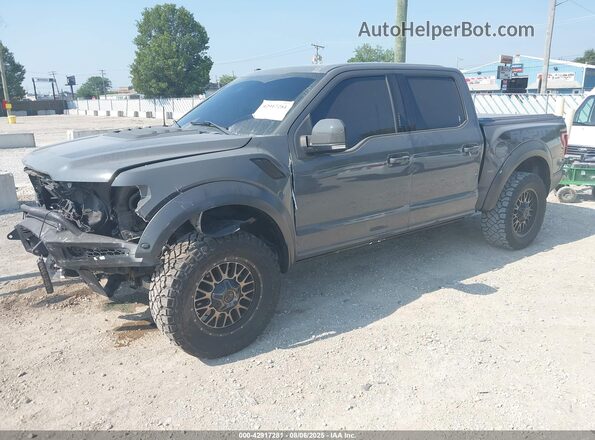 1FTFW1RG0JFD49964 2018 FORD F150 Gray 