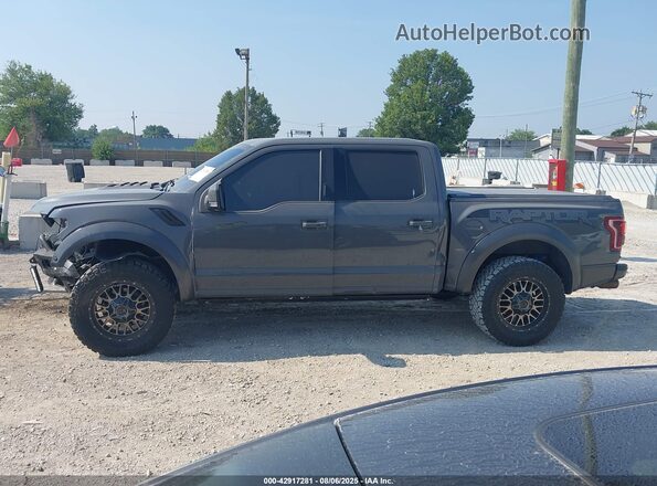 1FTFW1RG0JFD49964 2018 FORD F150 Gray 