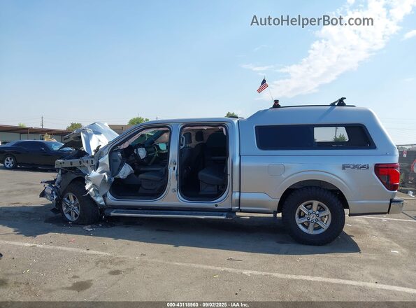 1FTFW3LD3RFA76962 2024 FORD F150 Gray სალონის 360-გრადუსიანი ხედი