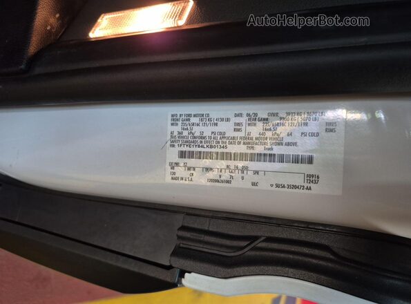 1FTYE1Y84LKB01345 2020 FORD TRANSIT-150  Rear seats view