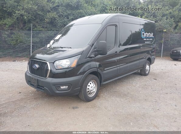 1FTYE2C82RKB74672 2024 FORD TRANSIT-150 Черный Передняя левая четверть