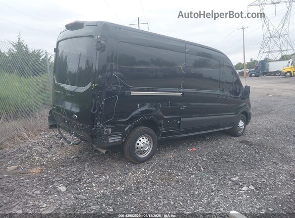 1FTYE2C82RKB74672 2024 FORD TRANSIT-150 Черный Задняя правая четверть