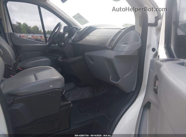 1FTYR1ZM8HKA21182 2017 FORD TRANSIT-250 White Вид салону спереду