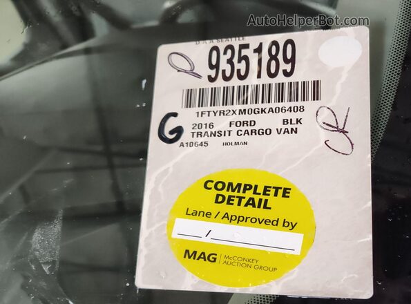 1FTYR2XM0GKA06408 2016 FORD TRANSIT-250  Սալոնի դիմացի տեսք