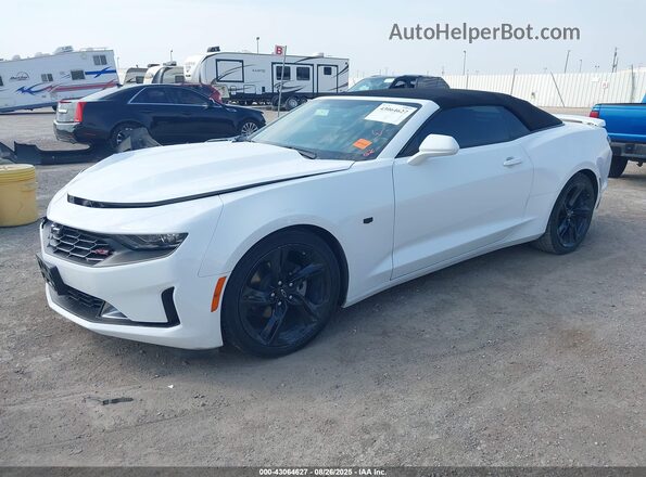 1G1FB3DX9M0112937 2021 CHEVROLET CAMARO White Vista tres cuartos delantera izquierda