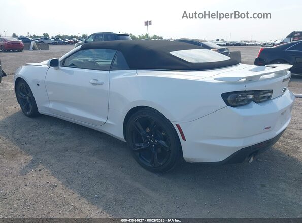 1G1FB3DX9M0112937 2021 CHEVROLET CAMARO White Trasero izquierdo