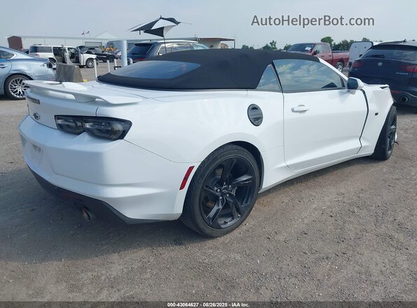 1G1FB3DX9M0112937 2021 CHEVROLET CAMARO White Trasero derecho
