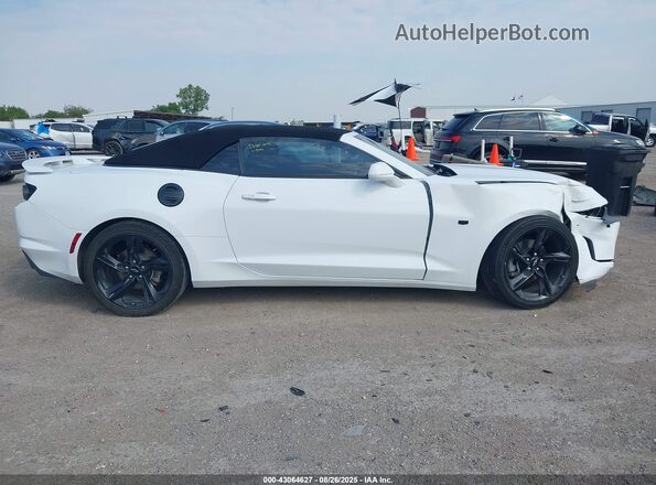1G1FB3DX9M0112937 2021 CHEVROLET CAMARO White Vista interior trasera