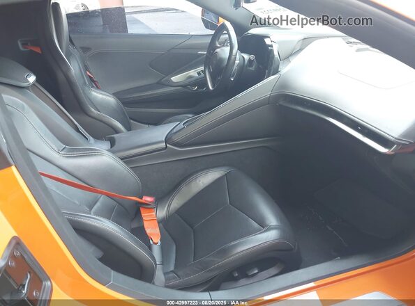1G1YA3D47N5104079 2022 CHEVROLET CORVETTE Orange წინა სალონის ხედი