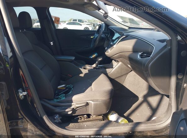 1G1ZD5ST0MF008529 2021 CHEVROLET MALIBU Black Вид салону спереду