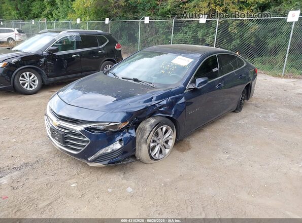 1G1ZD5ST0MF037285 2021 CHEVROLET MALIBU Dark Blue Передня ліва чверть