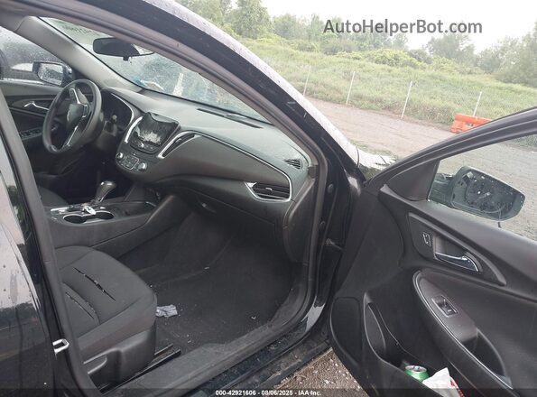 1G1ZD5ST1LF035804 2020 CHEVROLET MALIBU Black Front interior view
