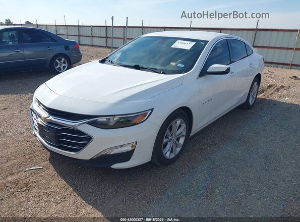 1G1ZD5ST2MF067498 2021 CHEVROLET MALIBU Белый Передняя левая четверть