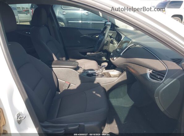 1G1ZD5ST2MF067498 2021 CHEVROLET MALIBU Белый Вид салона спереди