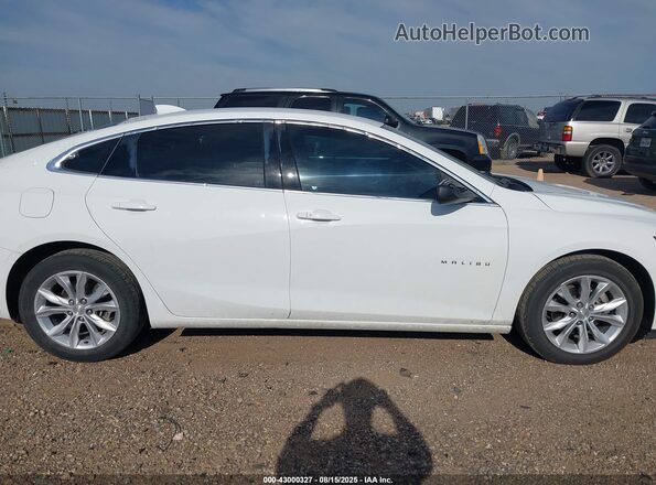 1G1ZD5ST2MF067498 2021 CHEVROLET MALIBU Белый Вид задней части салона