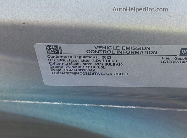 1G1ZD5ST4PF210732 2023 CHEVROLET MALIBU  