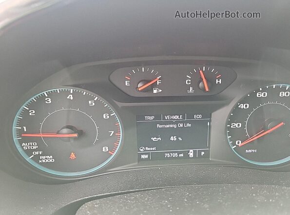 1G1ZD5ST6MF082974 2021 CHEVROLET MALIBU  Dashboard view
