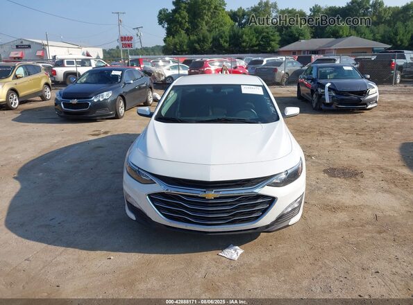 1G1ZD5ST8MF008973 2021 CHEVROLET MALIBU White Widok zestawu wskaźników