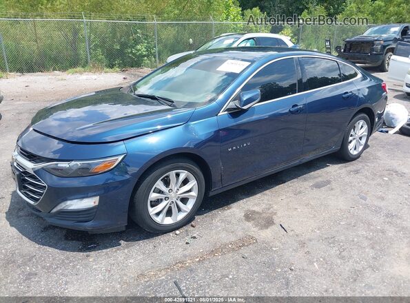 1G1ZD5ST9MF077431 2021 CHEVROLET MALIBU Blue Передня ліва чверть