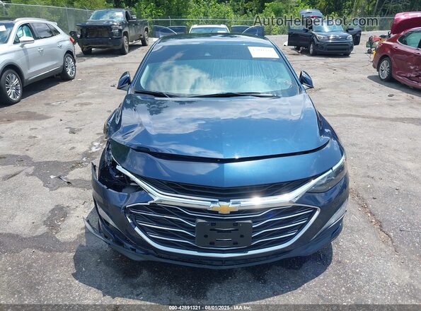 1G1ZD5ST9MF077431 2021 CHEVROLET MALIBU Blue Вид щитка приладів