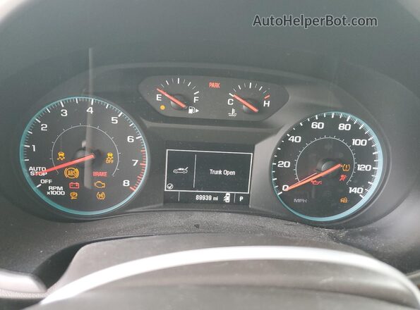 1G1ZD5ST9NF137788 2022 CHEVROLET MALIBU Желто-коричневый Вид щитка приборов